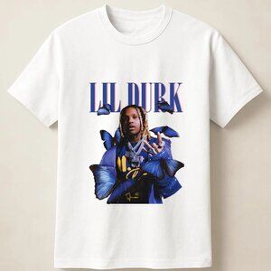 Lil Durk Rap Graphic with Butterfly Visual Theme Unisex T Shirt 73